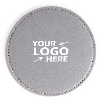 Round Leather Coaster